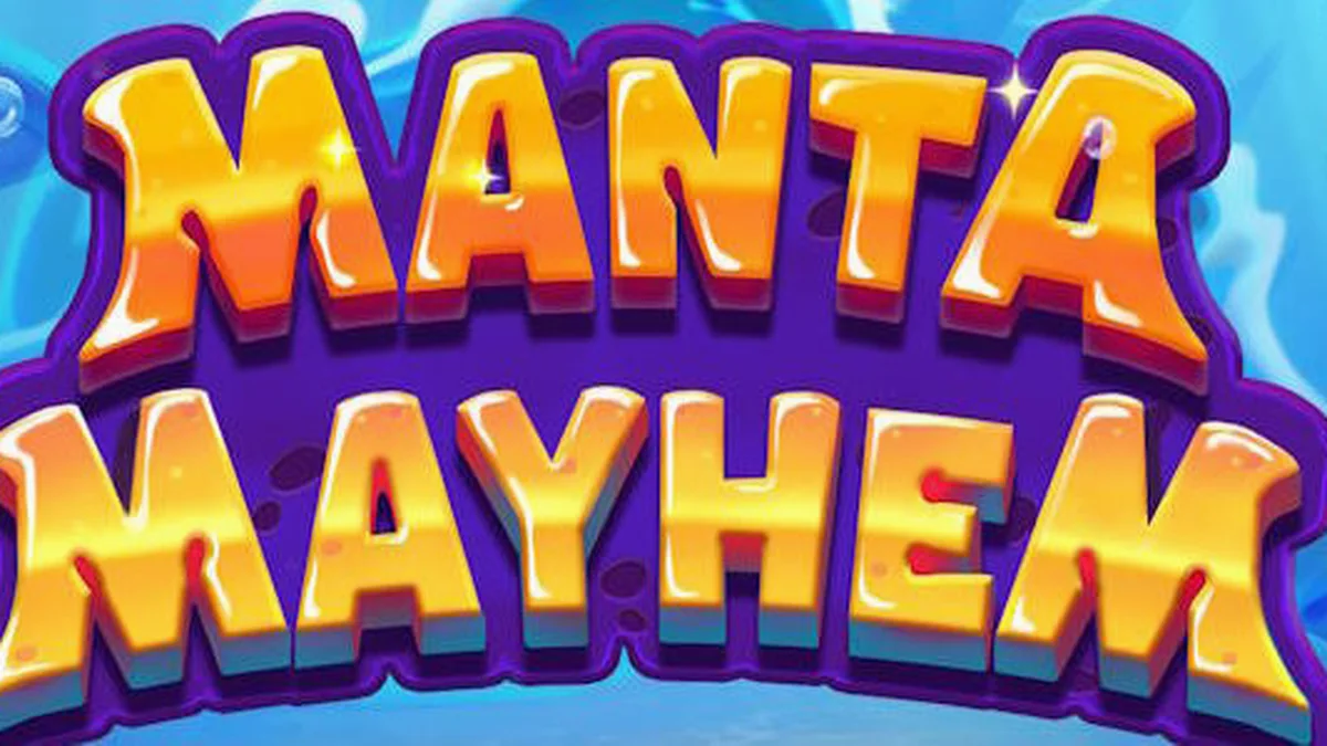 Cena submarina vibrante com criaturas marinhas cômicas em Manta Mayhem